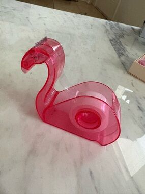Pink Flamingo Tape Dispenser